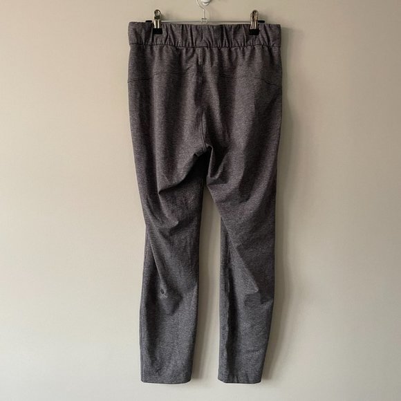 LULULEMON On The Fly Pant 28" Mid Rise Heathered Black Gray 6 - Picture 2 of 8
